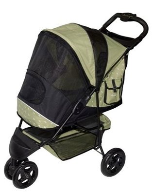 Pet Gear Special Edition Pet Dog Stroller holds pets up to 45 lbs.