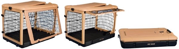 Pet Gear Deluxe Steel Dog Crate 27" Small Kennel Home The Other Door