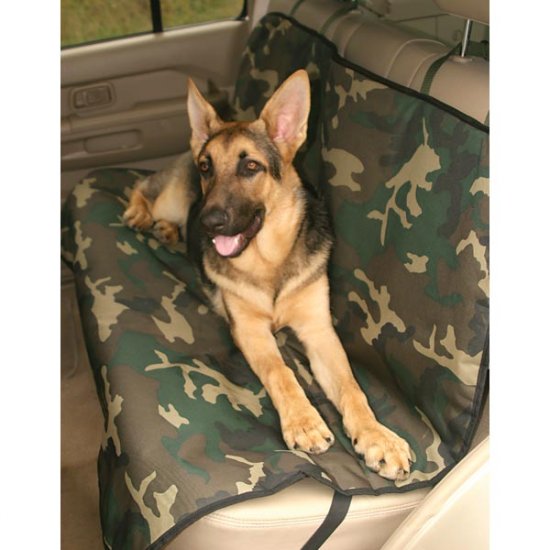 Guardian Gear Pet Pink or Green Camo Dog Car Back Seat Covers Cargo Cover Large