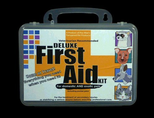 Deluxe Veterinarian Recommended First Aid Kit for Home or Travel Dog Cat any pets