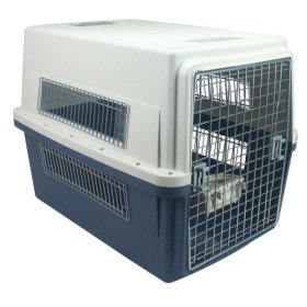 Iris USA Commercial Grade Auto Pet Carrier Dog Kennel Travel Crate Airline Approved Large