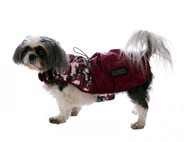 Outward Hound Dog Designer Rain Jacket - Foul Weather Gear - Medium Designer Colors