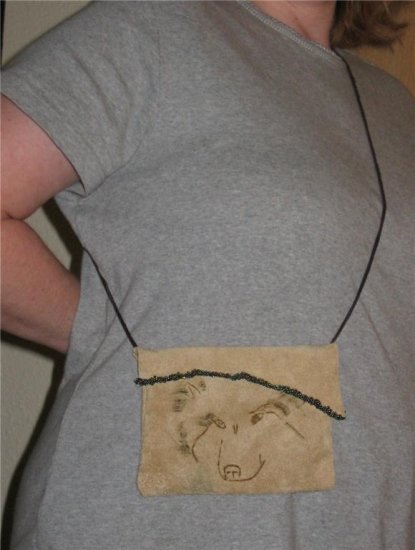 Wolf Bag Native American Made