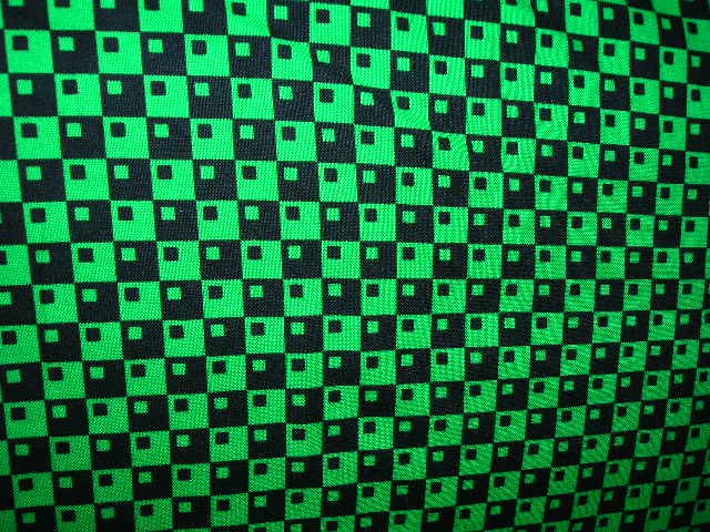Green and Black Squares Shopping Cart Cover