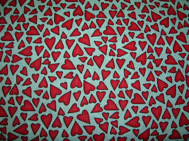 Red Hearts Shopping Cart Cover
