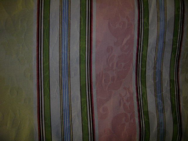 Pink Striped Shoping Cart Cover