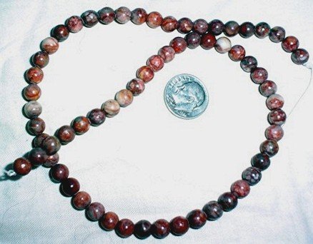 Rainbow jasper gemstone stone beads 6mm 15inch strand