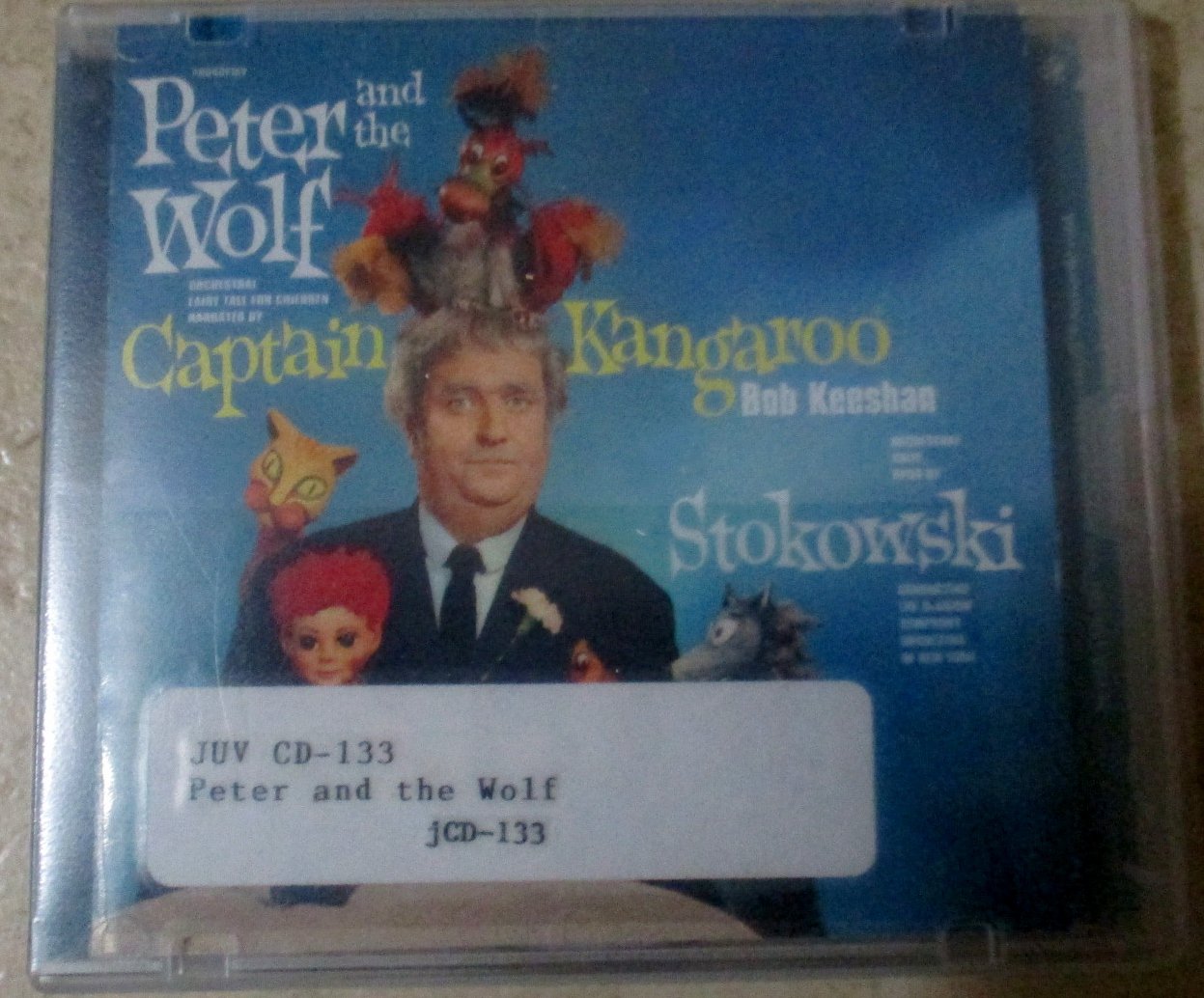 Captain Kangeroo Peter And The Wolf Cd Bob Keeshan Stokowski Free Usa S H