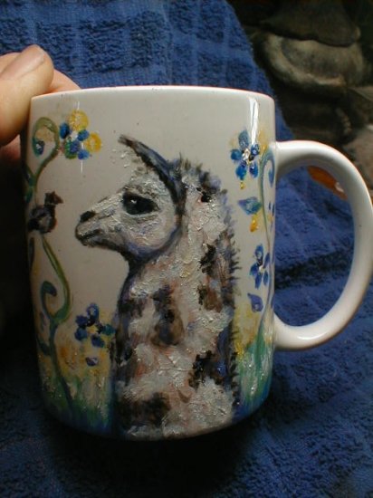 llama mug