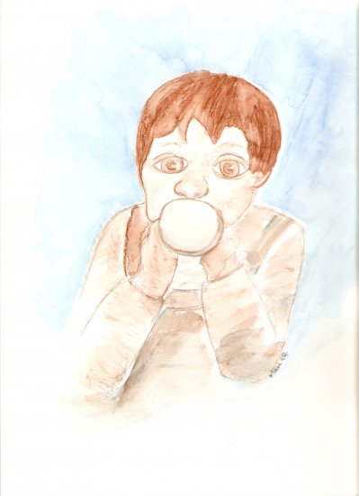 Me and My Sippy Cup ACEO Print, signed & numbered