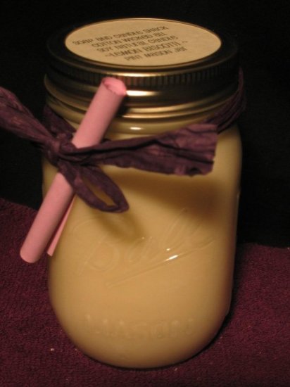 Natural Soy Candles - All Natural Soy Wax Triple Scented Pint Mason Jar Container Soy Candles