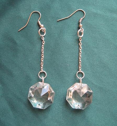 crystal sexy evening drop earrings