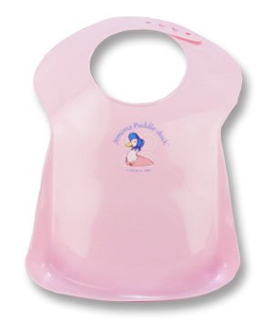 BEATRIX POTTER JEMIMA PUDDLE-DUCK CATCH-IT-ALL WIPE CLEAN BIB (PINK)