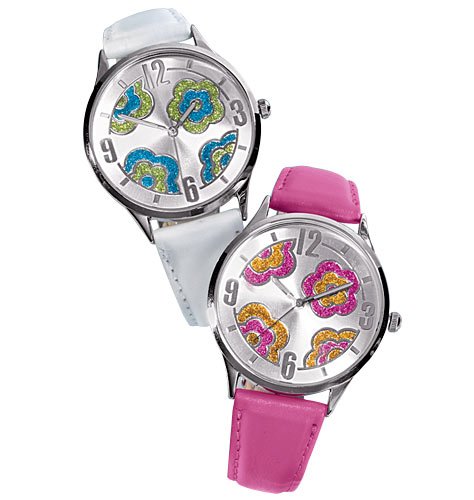 FLOWER POWER Pretty wristwatch