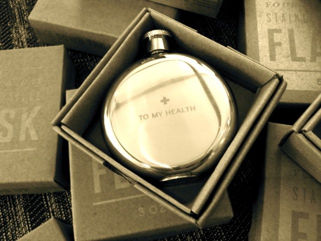 To My Health 3 oz. Flask