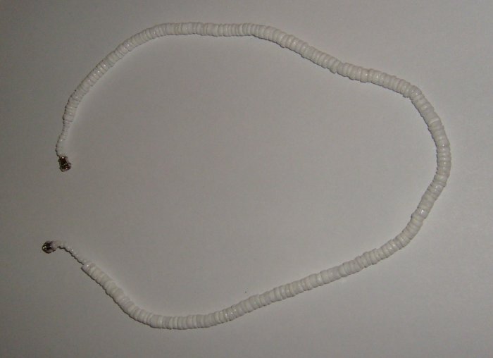 White Puka Shell Necklace