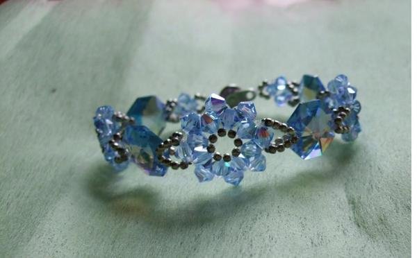 Blue Flower Crystal