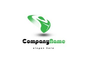 Green and Black tech logo #1004