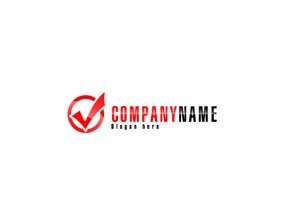 Red and Black check logo #1015