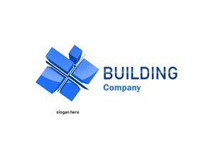 Blue blocks logo #1023