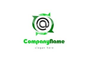 Green and black web logo #1033