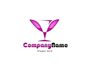 Pink and black logo #1057