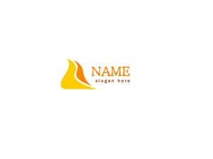 Yellow flames logo #1075