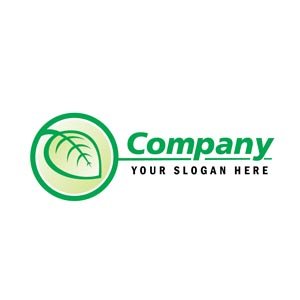Green leaf natural logo #1183