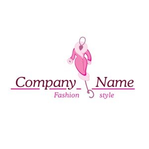 Pink fashion logo #1190