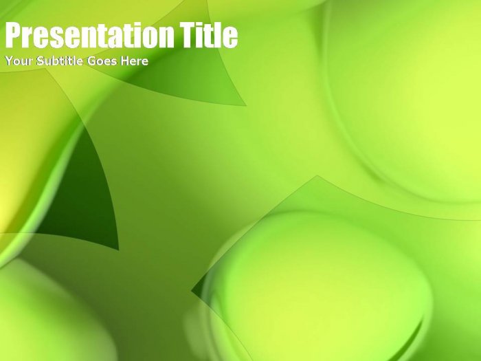 PowerPoint green abstract theme_007