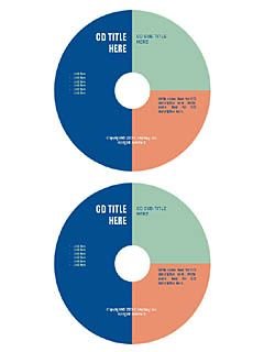"Aspect" cd/dvd label template