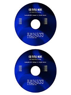 Blue marble cd/dvd label template