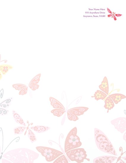 Butterfly Letterhead 001