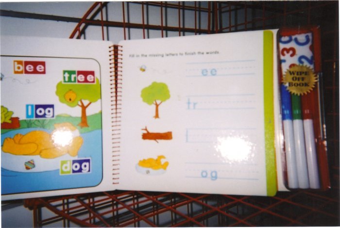 learn phonics wipe off book