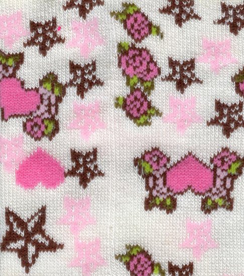 Body No. 2 : Pink and White Heart, Roses and Stars