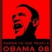 Barack Obama Its About Time T-shirt, White with Black Graphics