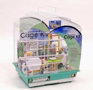 Tiel Cage Starter Kit 18x14 Wh/gr Dome Top