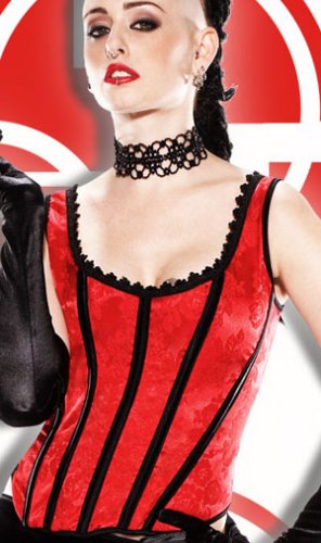 Darque Brocade Corset Boning