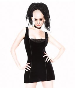 Gothic Goth Fetish Velvet Black & Red Stretch Corset Dress