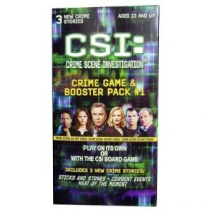 CSI Crime Game and Booster Pack #1