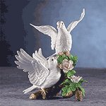 Doves On A Floral Branch(22803)
