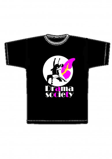 Brand New Design Print "DRAMA" tee SIZE m