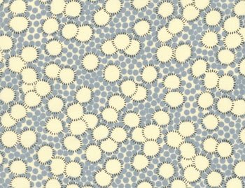 1+ Yard Moda American Jane Wee Play Light Blue Dot Puffs Retro Kids Quilting Fabric LAST PIECE
