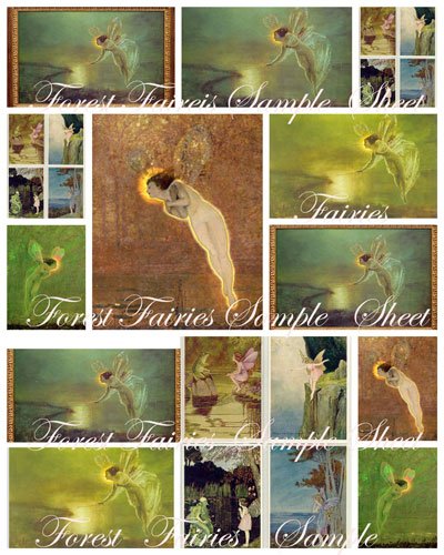 Fairies Digital Collage Sheet