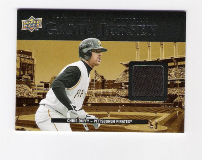 Chris Duffy Pittsburgh Pirates Jersey Card