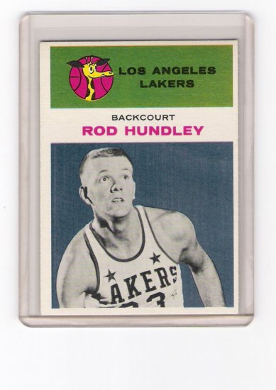 Hot Rod Hundley Los Angeles Lakers 1961-62 Fleer # 21