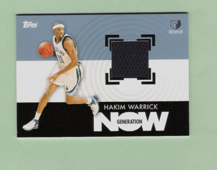 Hakim Warrick Generation Now Jersey Card
