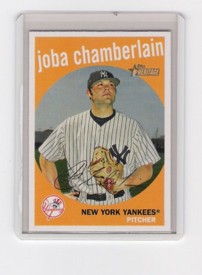 Joba Chamberlain 2008 Topps Heritage