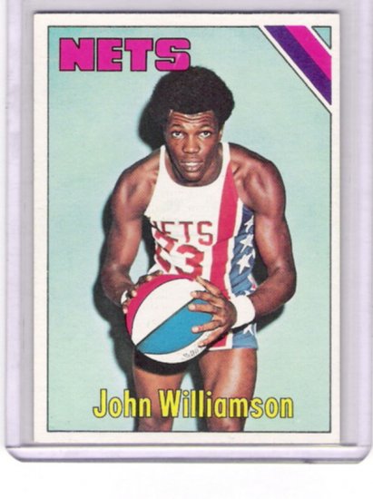 John Williamson Nets 1975-76 Topps # 251