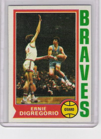 Ernie DiGregorio Buffalo Braves 74-75 Topps RC # 135